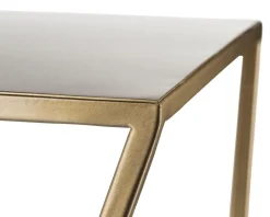 Nowoczesny kwietnik stojący 70 cm ZŁOTY GLAM * HowHomely