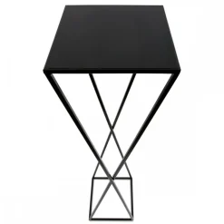 Nowoczesny kwietnik stojący 100 cm czarny * HowHomely Discount