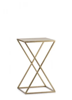 Nowoczesny kwietnik złoty stojący 40 cm GLAM * HowHomely Best