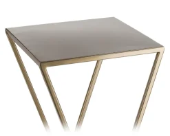 Nowoczesny kwietnik złoty stojący 40 cm GLAM * HowHomely Best