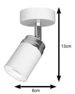 Nowoczesny plafon biały Reno lampa spot * Luminex Discount