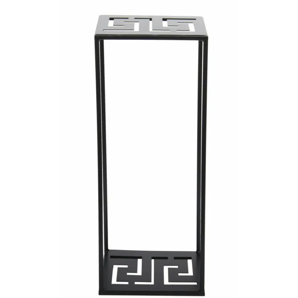 Nowoczesny stojący kwietnik czarny 60 cm LOFT * HowHomely Online