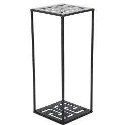 Nowoczesny stojący kwietnik czarny 60 cm LOFT * HowHomely Online
