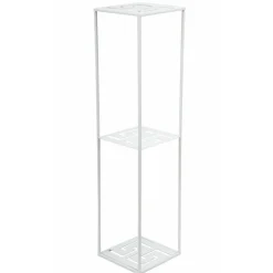 Nowoczesny stojący kwietnik 100 cm biały LOFT * HowHomely