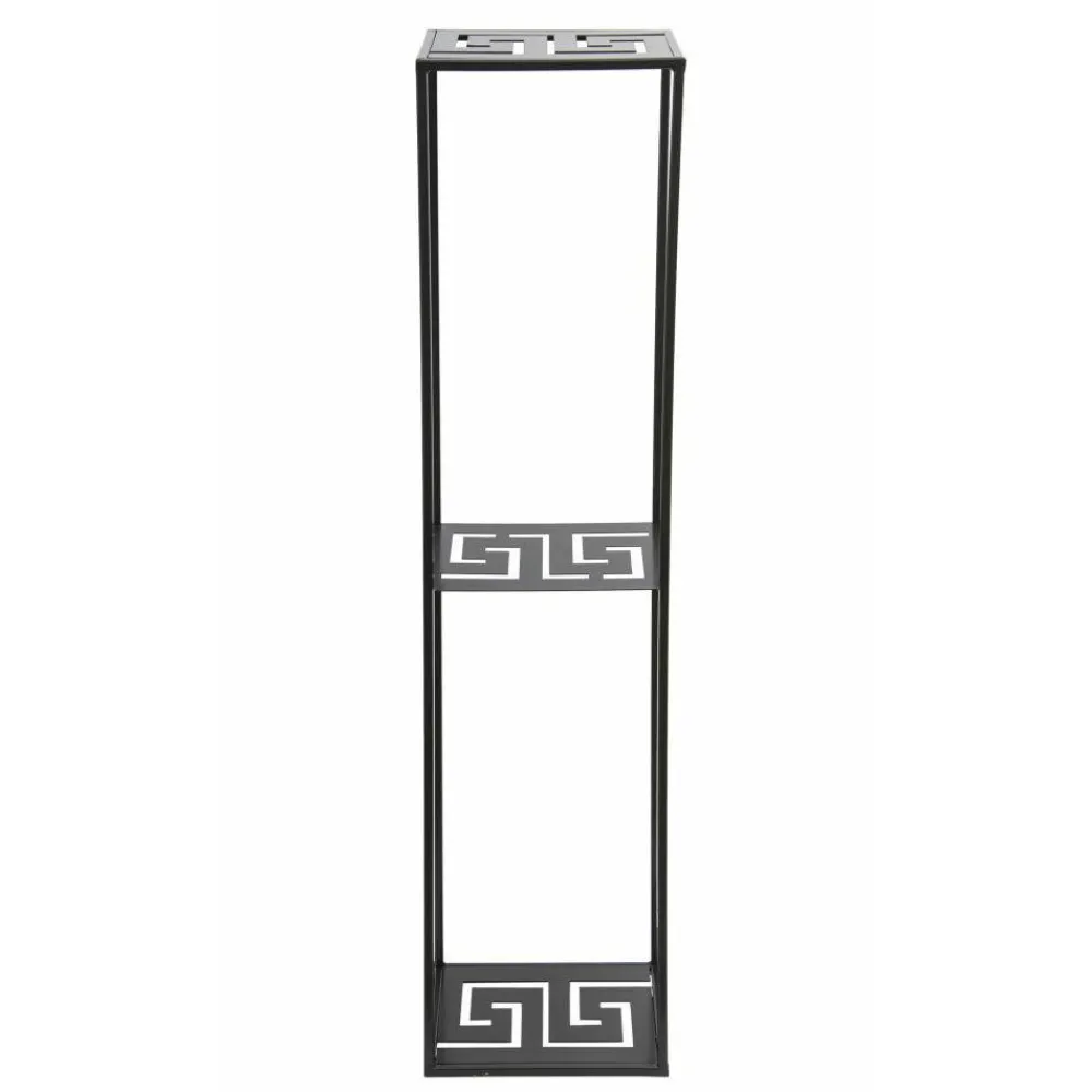 Nowoczesny stojący kwietnik 100 cm czarny LOFT * HowHomely Online