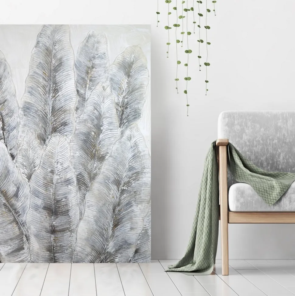 Obraz 630 90x120 cm liście bananowca