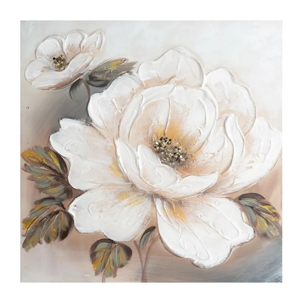 Obraz 664/A 60x60 cm białe kwiaty