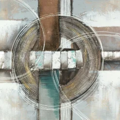 Obraz 555A 80x80 cm geometryczna abstrakcja