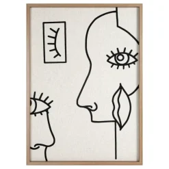 Obraz 669/B 50x70 cm linearna twarz