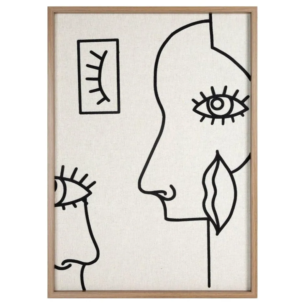 Obraz 669/B 50x70 cm linearna twarz