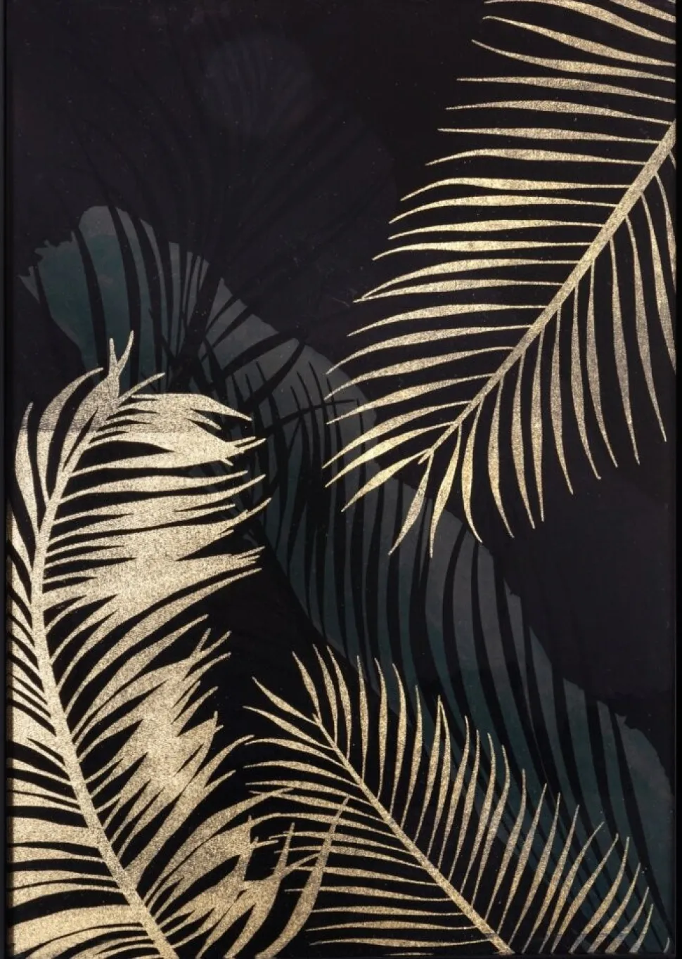 Obraz 482C 53x73 cm złote liście
