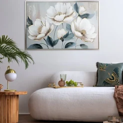 Obraz 672/A 90x60 cm białe kwiaty * EUROFIRANY B.B. Choczyńscy Sp.J. Clearance