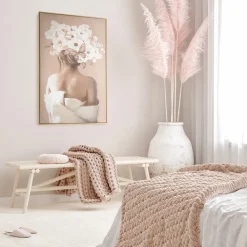 Obraz 522A 60x100 cm kobieta z kwiatami * EUROFIRANY B.B. Choczyńscy Sp.J. Discount