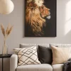Obraz na płótnie 60x90 motyw lwa * Atmosphera Discount