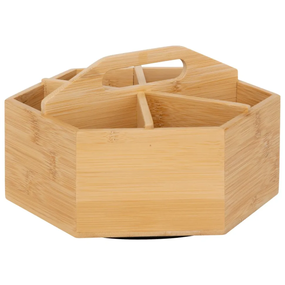 Obrotowe pudełko na herbatę 6 przegród