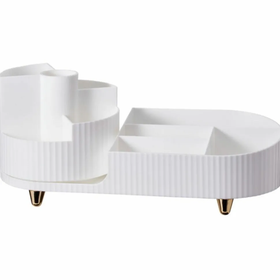 Obrotowy organizer na kosmetyki z 9 przegródkami Beauty Luxe