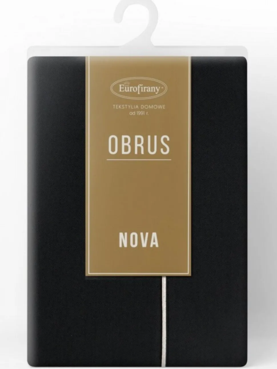Obrus DORITA 145x280 cm czarny
