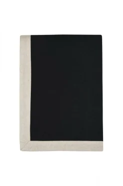 Obrus DUO 140x200 czarny jasnobeżowy
