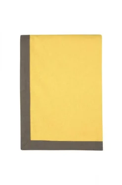 Obrus DUO 140x240 musztardowy taupe