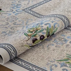 Obrus gobelinowy 4094/NAT oliwki 140x180