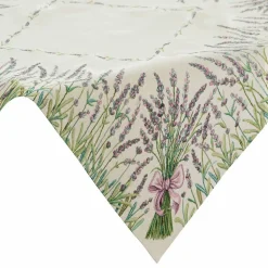 Obrus gobelinowy 129/NAT 100x100 cm lawenda