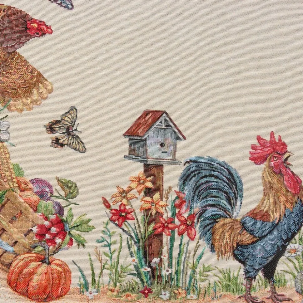 Obrus gobelinowy 1287/NAT 100x100 cm wiosenny
