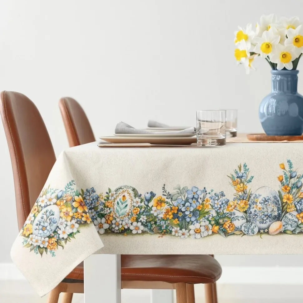 Obrus gobelinowy 67/NAT 140x180 cm wiosenny