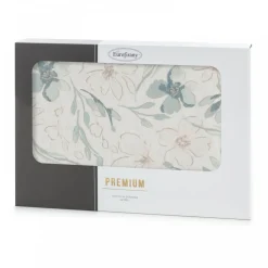 Obrus INES 10 145x300 cm naturalny kwiaty