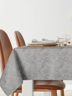Obrus Isla 140x220 cm srebrny