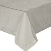 Obrus MELINDA 140x220 srebrny listwa
