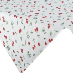 Obrus plamoodporny Cherry 140x180 cm biały