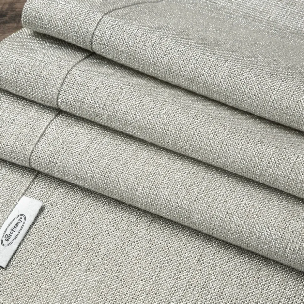 Obrus STELLA 2 145x280 cm srebrny