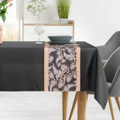 Obrus z bieżnikiem ANITA 1 140x260 cm czarny
