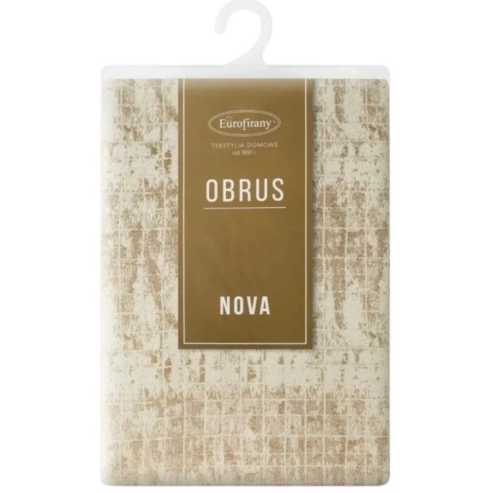 Obrus Alina 140x220 cm beż * EUROFIRANY B.B. Choczyńscy Sp.J. Discount