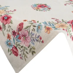Obrus gobelinowy 1413/NAT 100x100 cm kwiaty * EUROFIRANY B.B. Choczyńscy Sp.J. Clearance