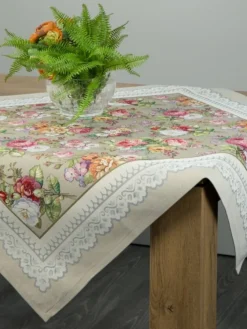 Obrus gobelinowy 1175/OLI 100x100 cm róże * EUROFIRANY B.B. Choczyńscy Sp.J.