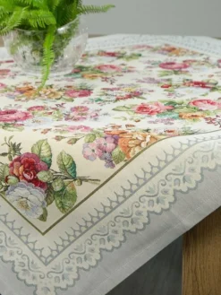 Obrus gobelinowy 1175/SRE 100x100 cm róże * EUROFIRANY B.B. Choczyńscy Sp.J. Online