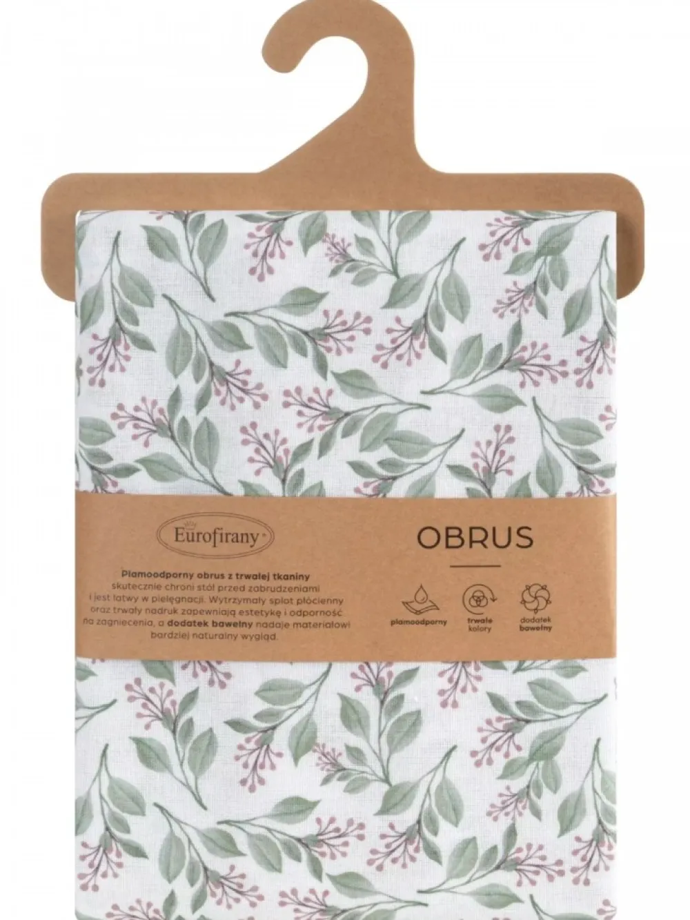 Obrus Grace 85x85 cm biało zielony * EUROFIRANY B.B. Choczyńscy Sp.J. Clearance
