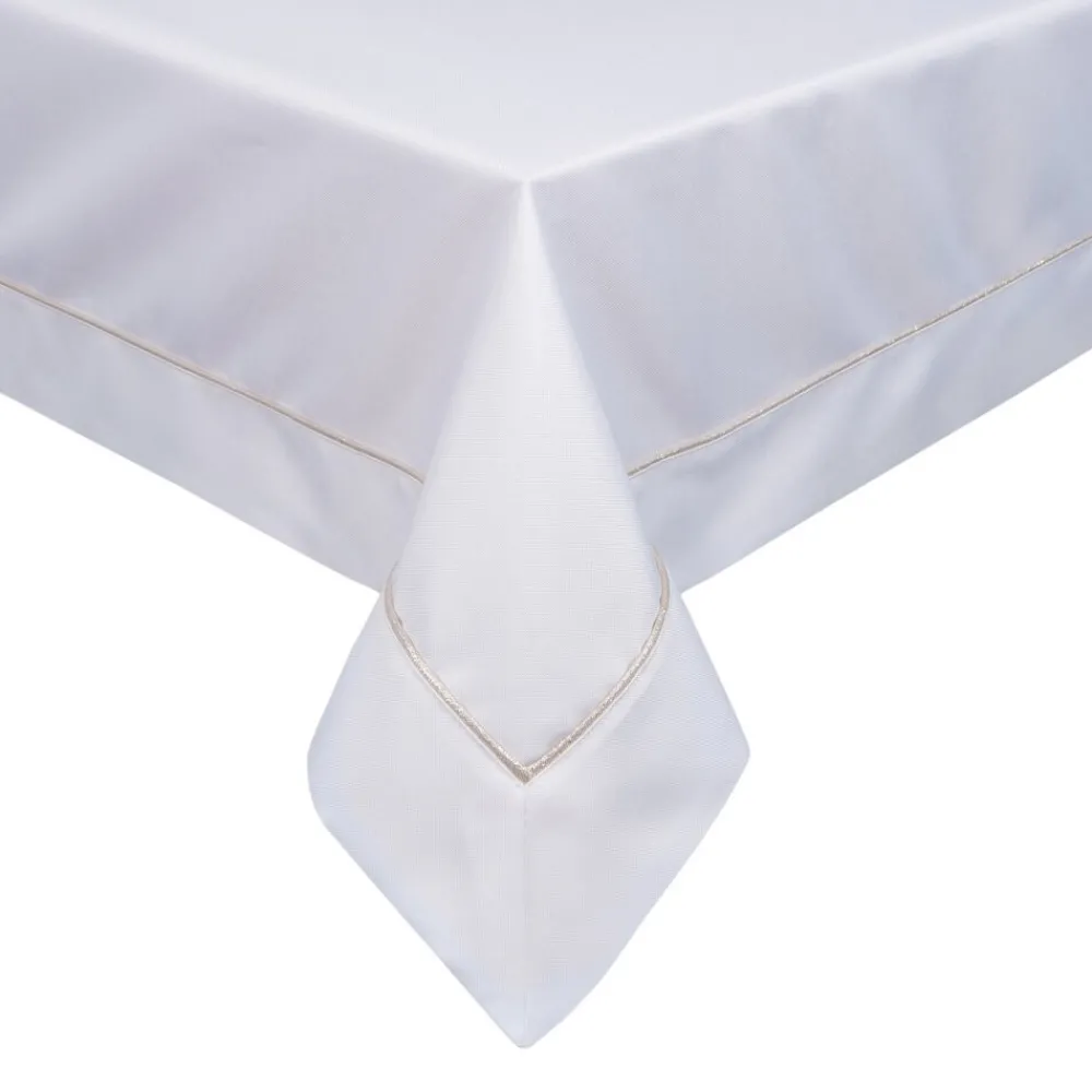 Obrus MADELE 85x85 cm biały złoty * EUROFIRANY B.B. Choczyńscy Sp.J. Outlet