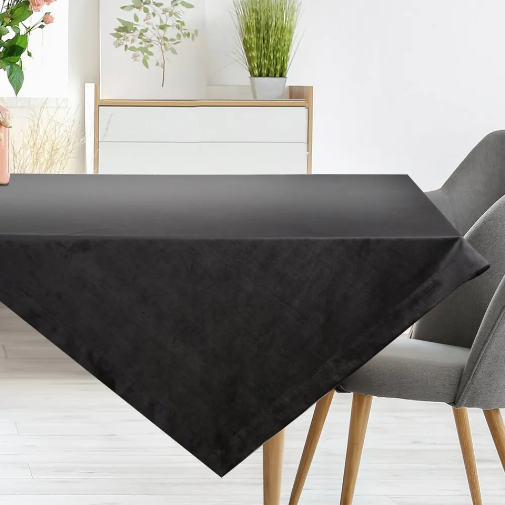 Obrus MELINDA 85x85 czarny listwa * EUROFIRANY B.B. Choczyńscy Sp.J. Discount