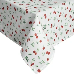 Obrus plamoodporny Cherry 110x140 cm biały * EUROFIRANY B.B. Choczyńscy Sp.J. Outlet