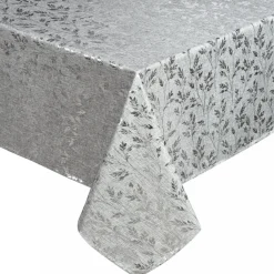 Obrus SIMONA 140x180 cm srebrny gałązki * EUROFIRANY B.B. Choczyńscy Sp.J.