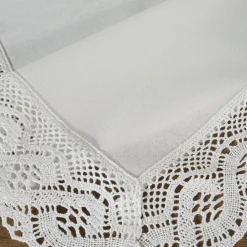 Obrus SUSAN 140X180 cm biały koronka * EUROFIRANY B.B. Choczyńscy Sp.J. Outlet