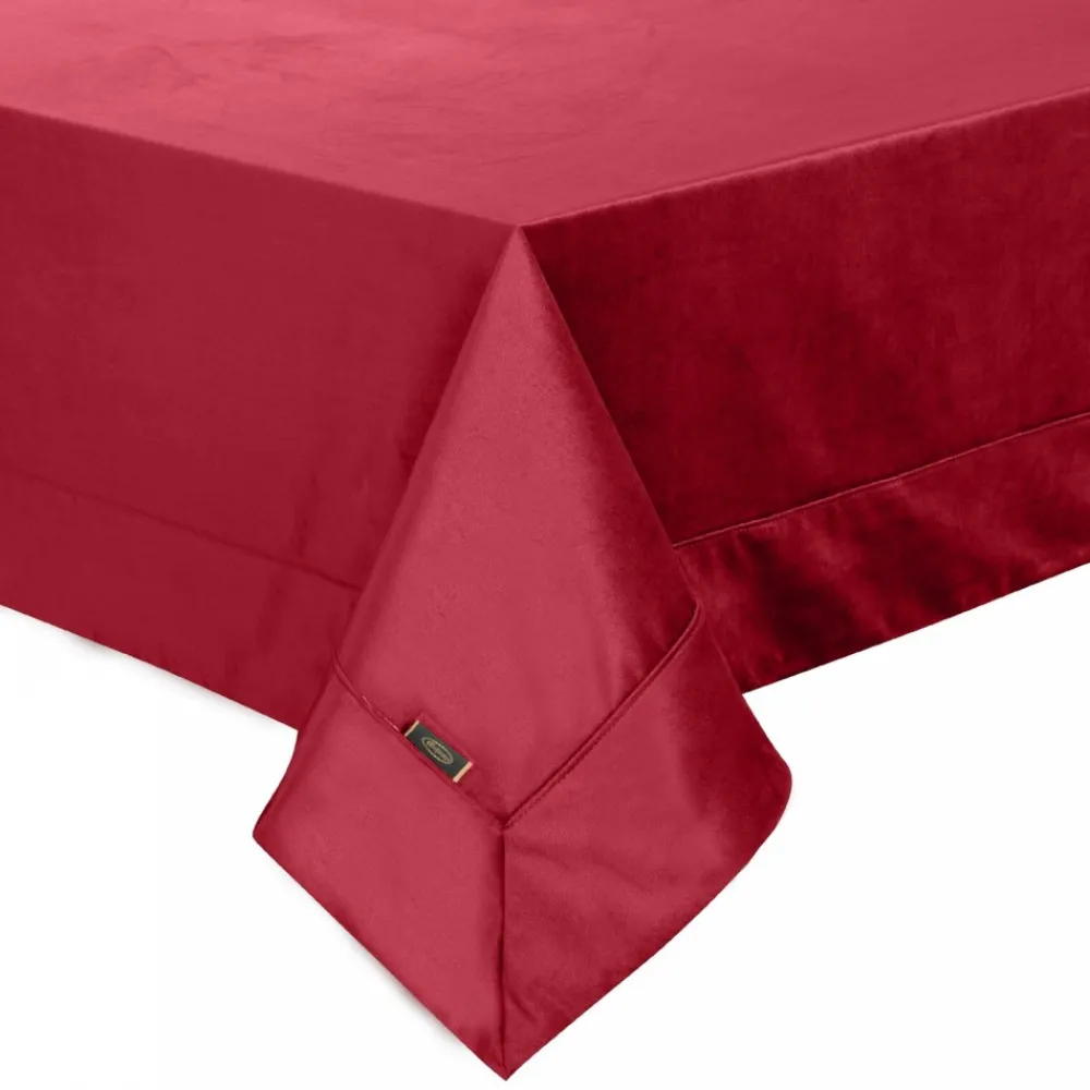 Obrus VELVET 145x180 cm bordowy * EUROFIRANY B.B. Choczyńscy Sp.J. Outlet