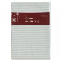 Obrus świąteczny FLASH 6 135x180 cm srebrny * EUROFIRANY B.B. Choczyńscy Sp.J. Best