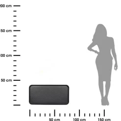 Ociekacz na buty 38x76 cm czarny * LUANCE Clearance