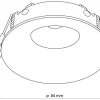Oczko Sufitowe EYE Czarne GU10 MR16 IP44 * TK Lighting Online