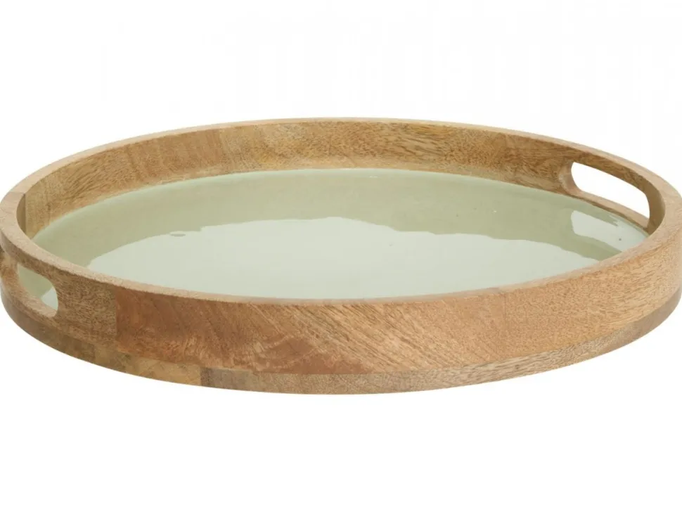 Okrągła taca 38 cm Inaya Green