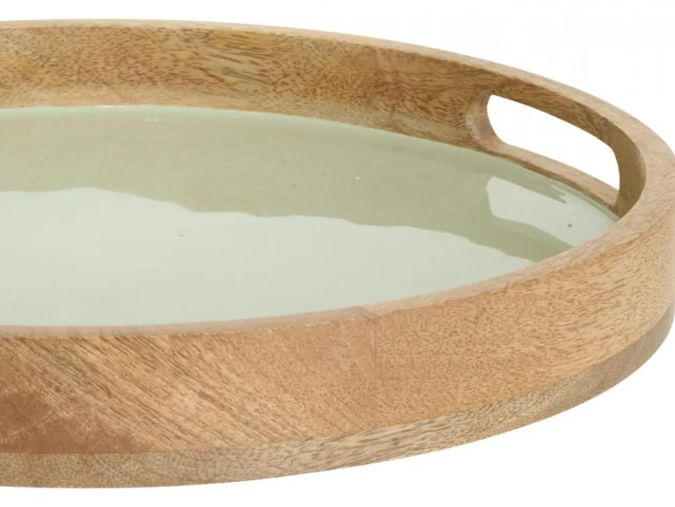 Okrągła taca 38 cm Inaya Green