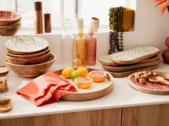 Okrągła taca 38 cm Inaya White * Secret de Gourmet Outlet